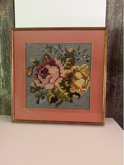 Vintage textile art