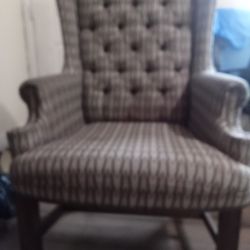 Antique Wingback Chair