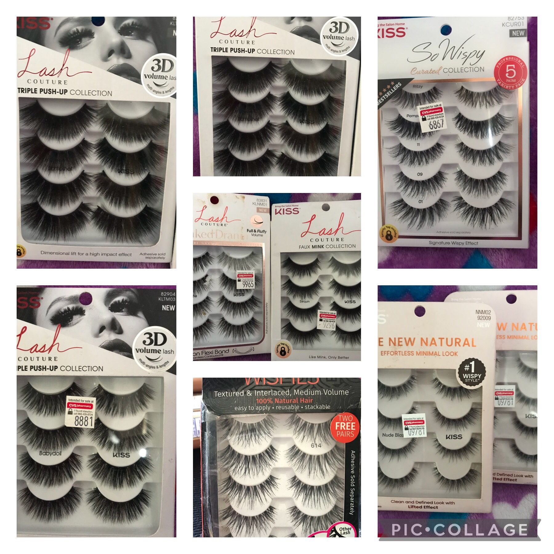 New Eyelashes Multipack AST Styles