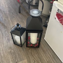 2 Candle Holders The Big Is Size 6x22” Tall and Small One Is 5x12”tall