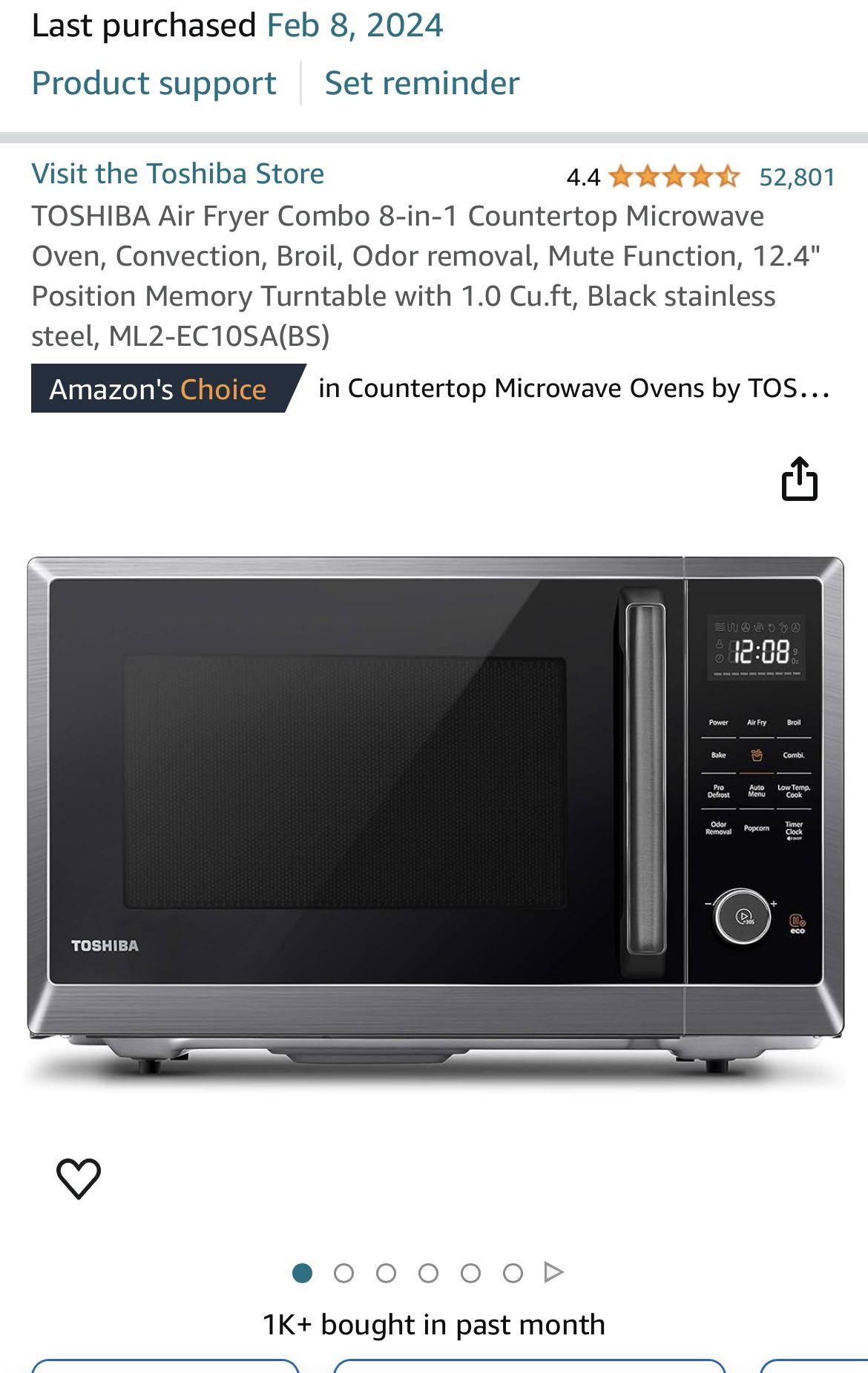 Microwave & airfryer