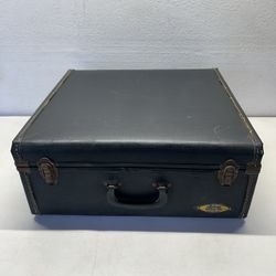 Vintage 60s Ludwig Hard Shell Snare Drum Music Instrument Case ~ Black ~ Useable