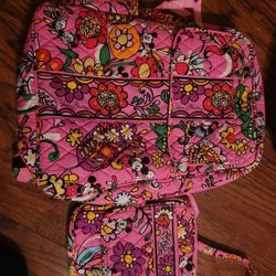 Vera Bradley disney backpack and crossbody purse