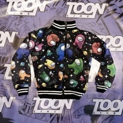 AMONG US BOMBER KIDS JACKETS