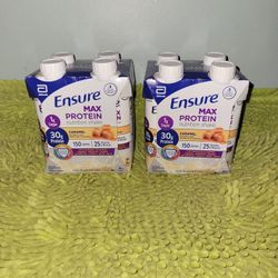 2 Pack 4 Ensure 11oz Caramel