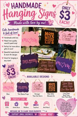 Handmade signs