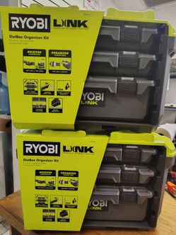Ryobi slot box organizer kit 2 pc