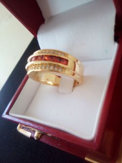 Gold Deep Plated Thick Comfortable luxury Ring