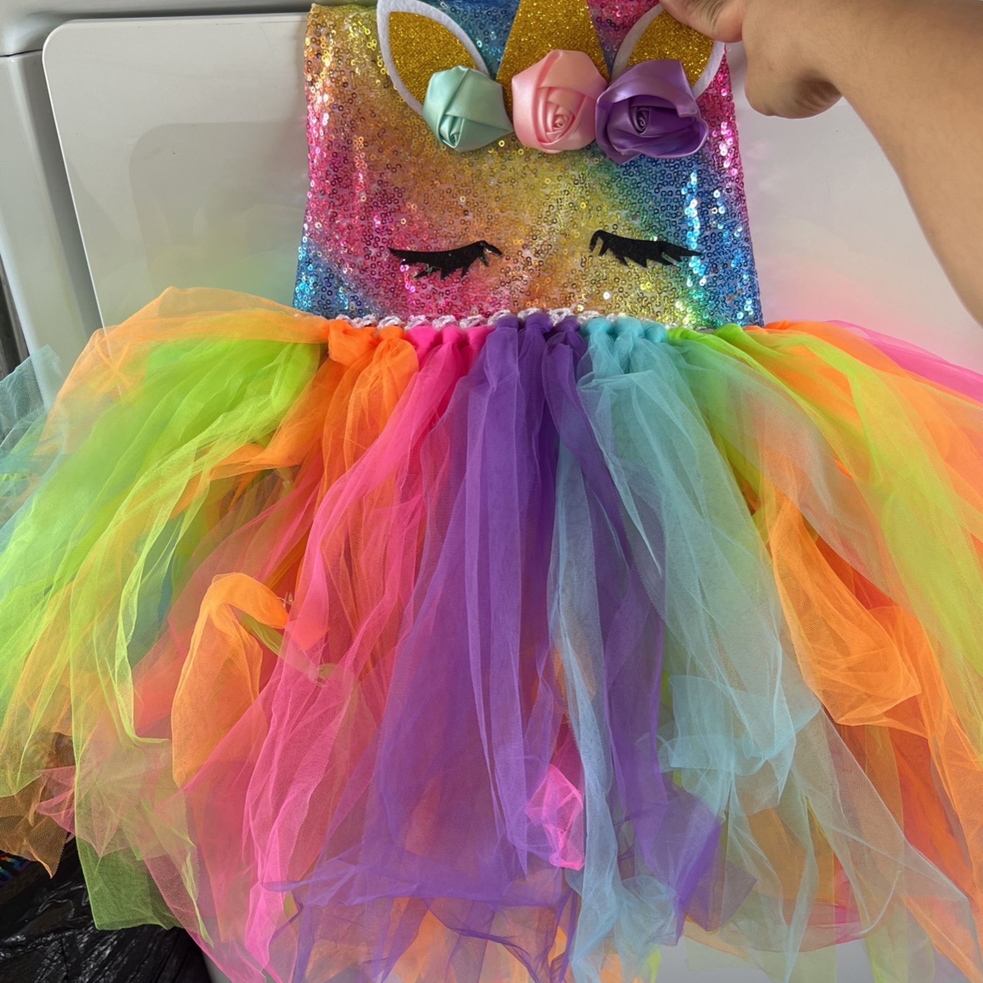 Unicorn Tutu Costume Dress 