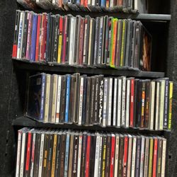 Over 135 Individual CD’s And A Carrying Case For A Potential DJ