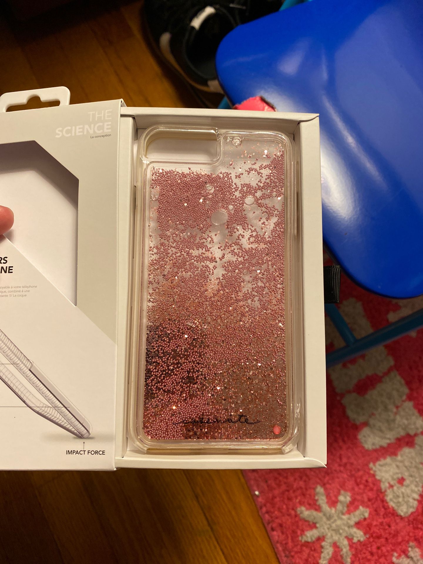 Case mate pink waterfall case.