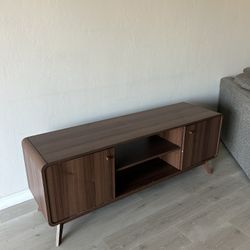 Mid-century Modern TV Stand w/ Storage