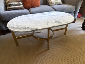 West Elm Marble Coffee Table