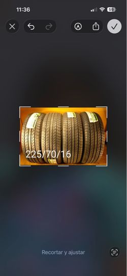 Set of 4 Tires 225/70/16
