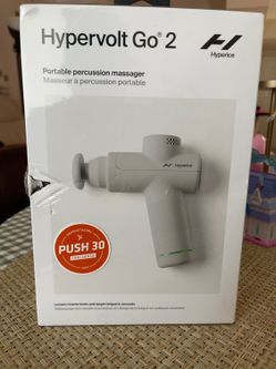 Hyperice Hypervolt Go 2 Portable Percussion Massage Gun – Brand New