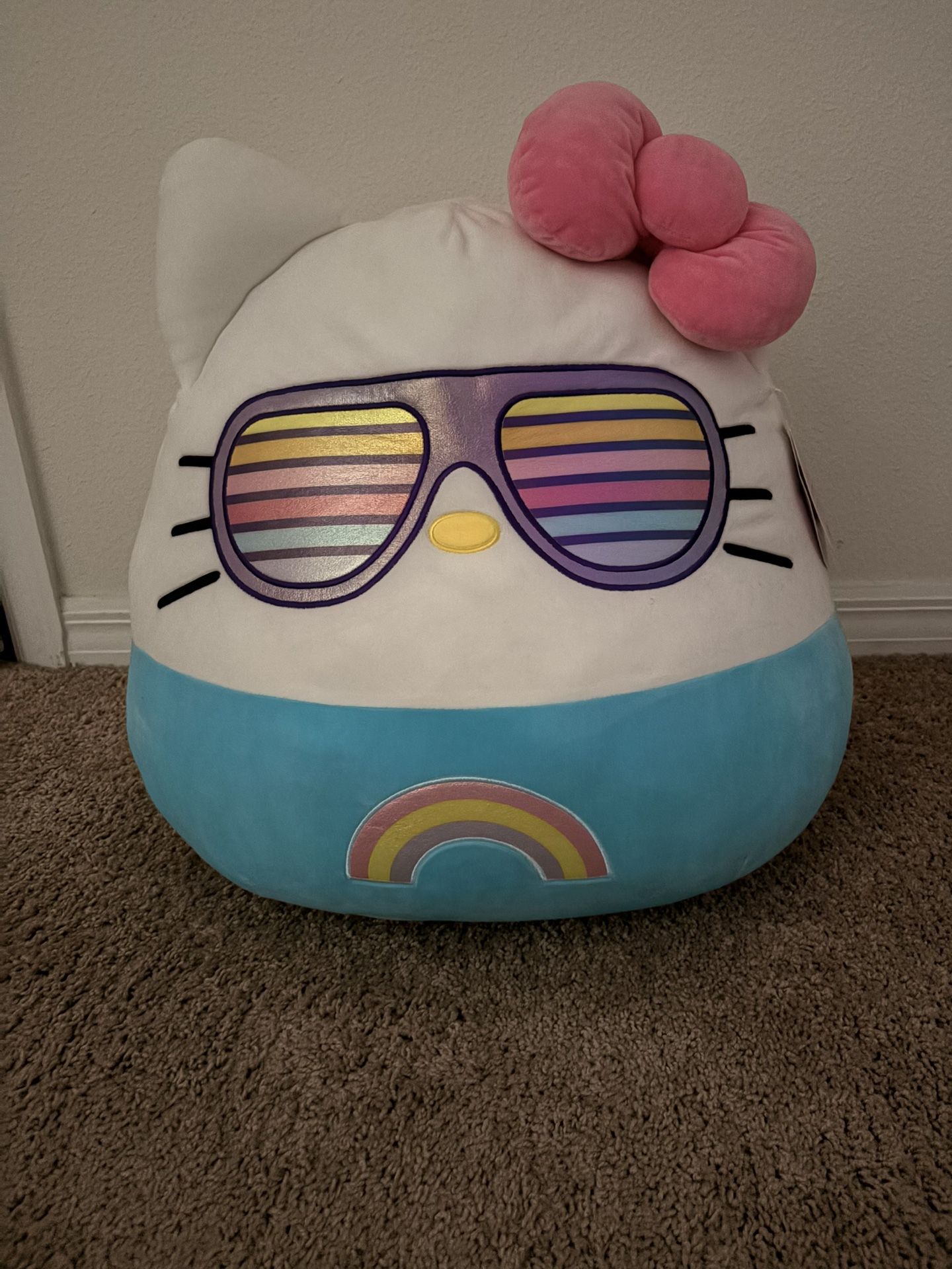 Squishmallows Hello Kitty 20" Plush Toy - Rainbow Shades