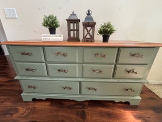 Refurbished Green Dresser