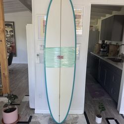 Troy Elmore Pusher Mid x Geoff Mcfetridge surfboard