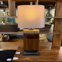  Multicolor Glazed Base Table Lamp