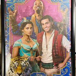 Aladdin Framed Wall Poster -  Will Smith 2019 Movie