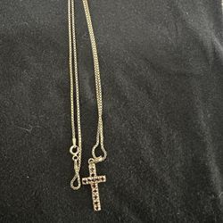 Italian Cross Necklace
