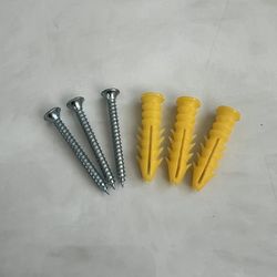 50 Sets Wall Anchors & Screws – Strong Hold, Easy Install – Only $10