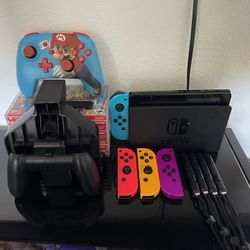 Nintendo Switch W Games And Controllers 