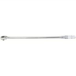 PROTO Tools Micrometer Torque Wrench: Foot- Pound, 3/4 in Drive Size, 120 ft-Ib to 600 ft-lb, Std, Adj