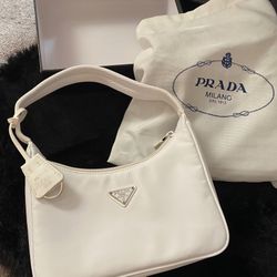 White handbag