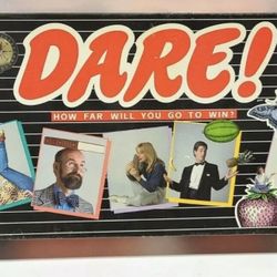Board Game DARE! Adult Double Triple Dare You Parker Brothers No 0092 1988