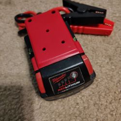 Milwaukee Jumper Cables Compatible with 18V Battery Starter 8AWG 2FT Booster Cable car truck new