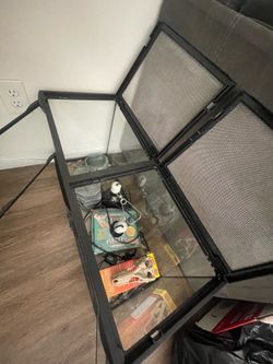 Snake/Reptile Aquarium Setup – Ready to Go 🐍