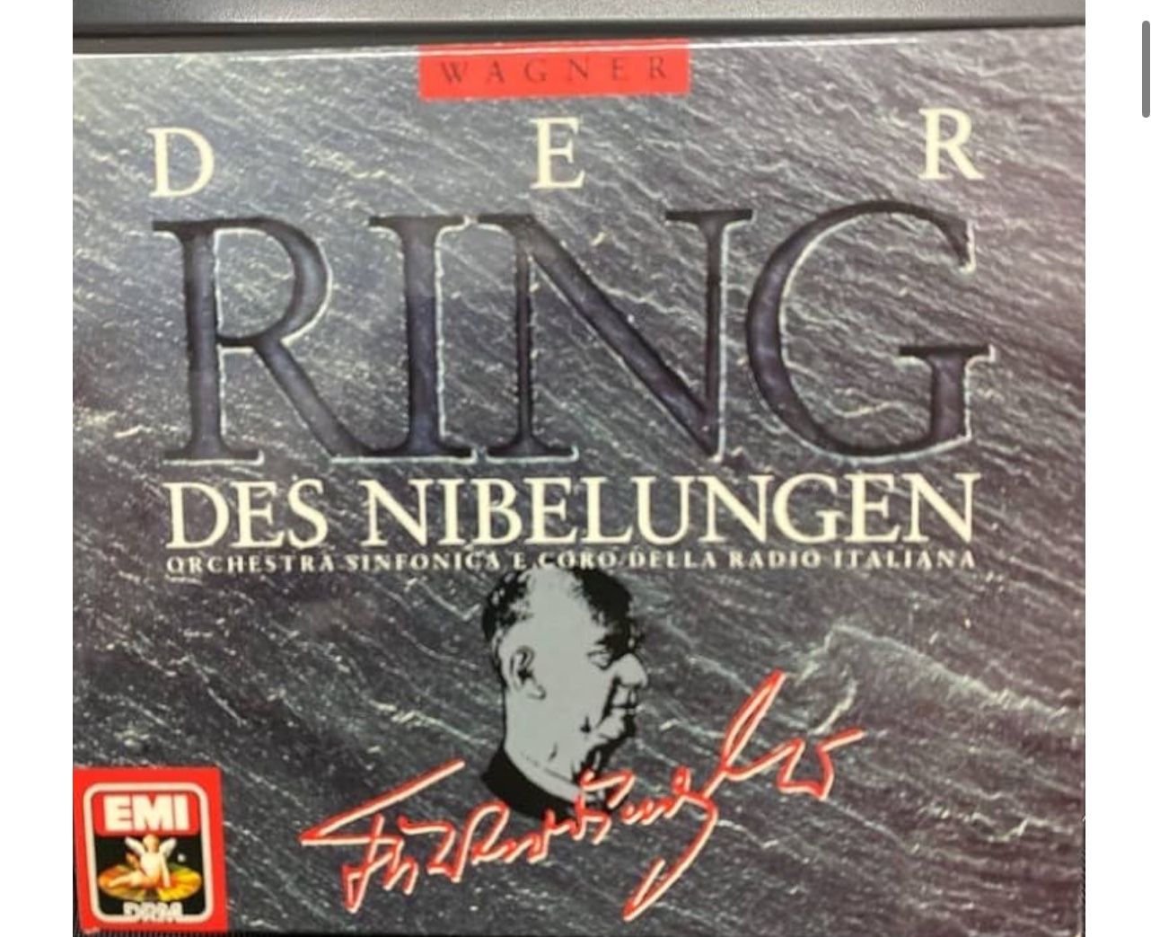 Wagner, Der Ring des Nibelungen Wilhelm Furtwangler,Italian Radio 1953,EMI Box Set New