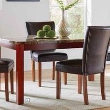 Brand New 5PC Warm Brown Dining Set