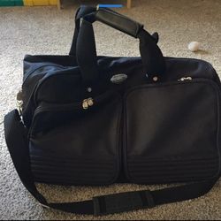 Rexford Ricardo Beverly Hills black medium duffel carry-on luggage bag