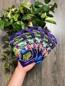 Disney Lorcana TCG Attack Of The Vine! Booster Pack Sleeved