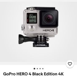 GoPro hero 4 Black Used Once