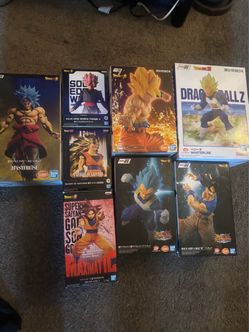 Dragon Ball Z Bandai Masterlise Figure Lot (8 Boxes)