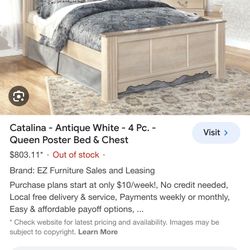 Catalina Queen Size Bed Frame 