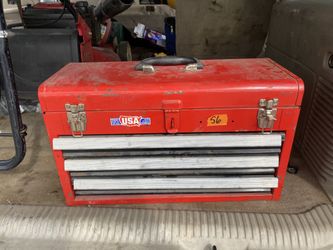 Red Toolbox with Drawers