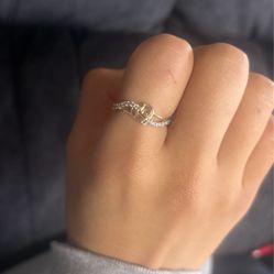 Gold 15 ring with heart 