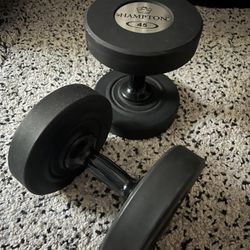 Hampton Gel-Grip Urethane Dumbbells -45lbs