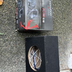 Kenwood Excelon 10 Inch Subwoofer With Box