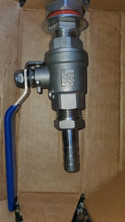 6 8 10 12 14 15 16 19 20mm Hose Barb 1/2" 304 Stainless Steel Bulkhead &KYFB