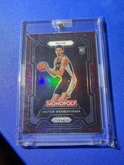 Victor Wembanyama 2023-24 monopoly red icons rookie $200 or trade