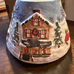 Yankee Candle Winter Scene Shade - Fits Large Jar Candle