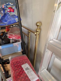 Brass head and foot board