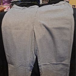 H&M Womens Black & White  Dress Pants New With Tags