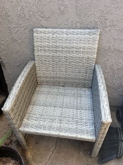 Best Choice Products 4-Piece Outdoor Wicker Patio Conversation Furniture Set for Backyard w/Coffee Table, Seat Cushions - Gray/Gray