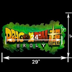 Dragonball Super Broly Logo Custom 